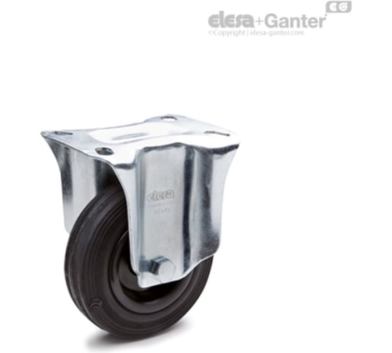 Колесо со стальным кронштейном Elesa+Ganter RE.E2-100-PBL-N 449656