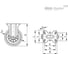 Колесо со стальным кронштейном Elesa+Ganter RE.E2-100-PBL-N 449656 2