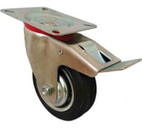 Колесо промышленное поворотное с тормозом 100 мм INTELLPACK INT-100T