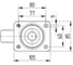 Колесо промышленное Rmeist IMT 125 HFP1 S62 red Sandwich Сэндвич, поворотное без тормоза, 125 мм, крепежная панель P62-105x85 мм, 1 шт. RM00000052ВИ 7