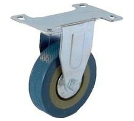 Колесо неповоротное на площадке 75 мм, ПВХ Левша У8-8889