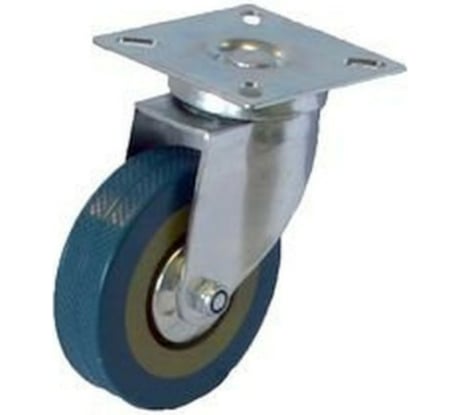 Колесо поворотное на площадке 50 мм, ПВХ Левша У8-8959