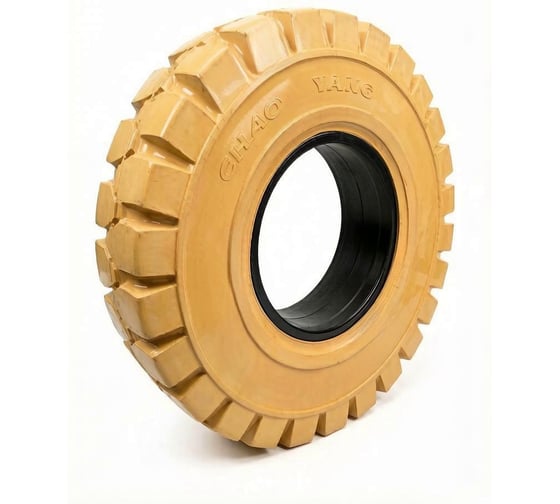 Шина цельнолитая с буртом CHAOYANG 8.25-15/6.50 немаркая fast fit (CL403) 8.25-15(CL403S)NM+FF