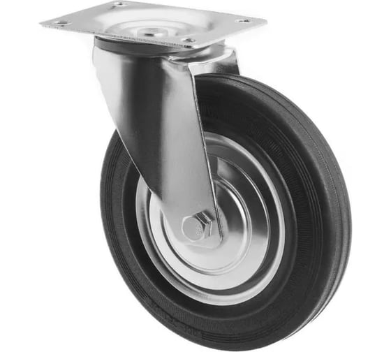 Колесо промышленное поворотное OCALIFT SC80 200мм черное 4001200
