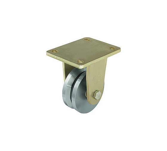 Колесо двухребордное из стали (120 мм; 600 кг) КубаньЛитМаш SS-DFS 120R