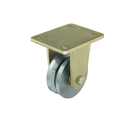 Колесо двухребордное из стали (100 мм; 300 кг) КубаньЛитМаш SS-DFS 100R