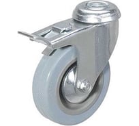 Колесо аппаратное поворотное под болт с тормозом SChgb 55 120 мм TOR 1023614