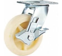 Колесо большегрузное поворотное SCdnb 42 (100 мм; полипропилен; с тормозом) TOR 1024222