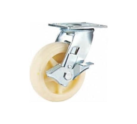 Колесо большегрузное поворотное SCdnb 42 (100 мм; полипропилен; с тормозом) TOR 1024222