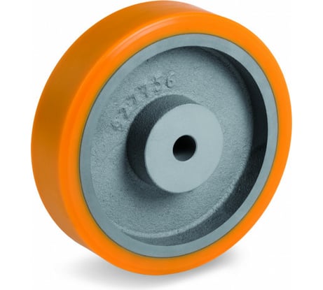 Колесо приводное с возможностью расточки оси (300 мм; 2000 кг; полиуретан TR/чугун) Tellure rota 641108