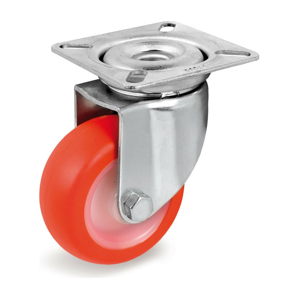 Колесо поворотное (40 мм; 40 кг; термопластичный полиуретан/полиамид ...