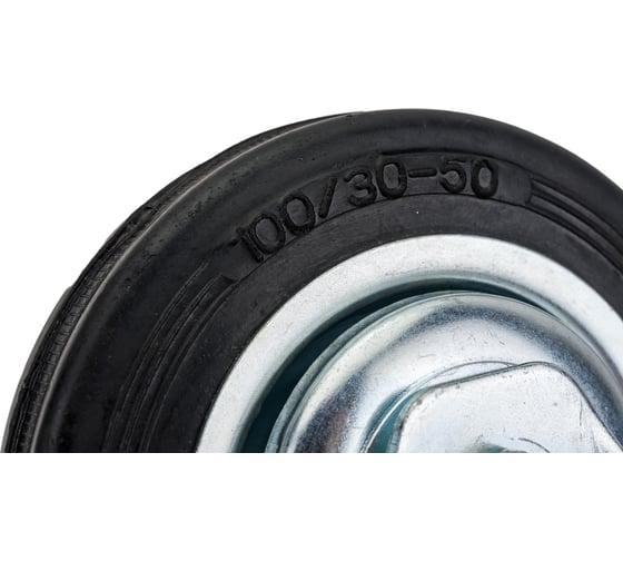 Колесо неповоротное резина FC 46 100 мм (N) TOR 1024171