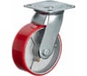 Колесо поворотное (150 мм; игольчатый подшипник; грузоподъемность 300 кг; чугун; полиуретан) СТЕЛЛА-ТЕХНИК N29150CPU