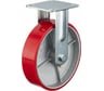 Колесо неповоротное (200 мм; игольчатый подшипник; грузоподъемность 350 кг; чугун; полиуретан) СТЕЛЛА-ТЕХНИК N29200CPUF