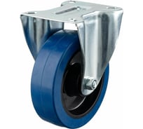 Колесо неповоротное (160 мм; игольчатый подшипник; грузоподъемность 350 кг; полипропилен; эластичная резина) СТЕЛЛА-ТЕХНИК N48160RBLF