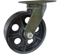 Колесо без резины поворотное сверхбольшегрузное стальное SHs85 250 мм, 2000 кг А5 1007642