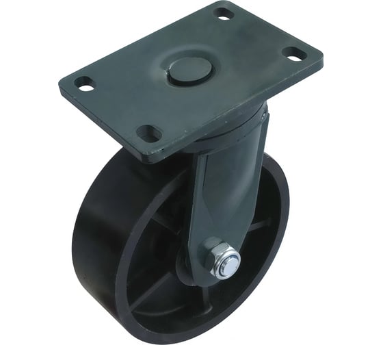 Колесо без резины поворотное сверхбольшегрузное стальное SHs80 200 мм, 2000 кг А5 1007640 1