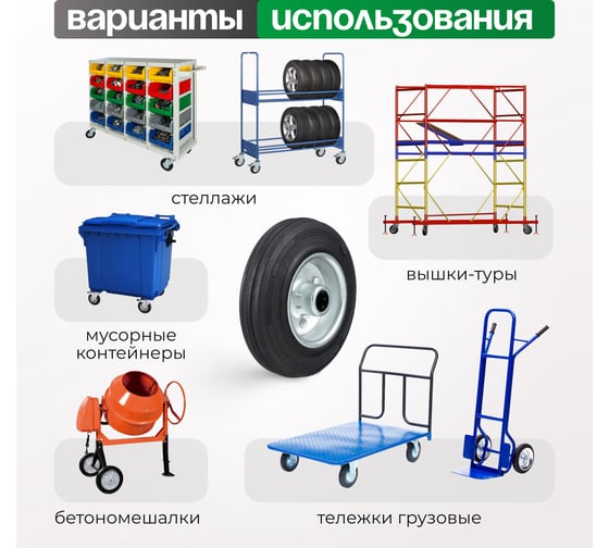 Колесо Серия 53 (125 мм) Tellure rota 533103