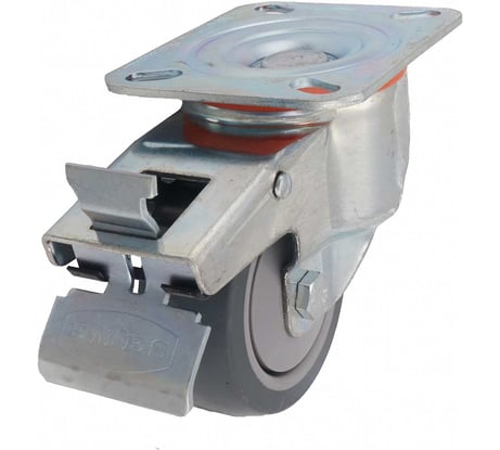 Колесо с поворотной платформой и тормозом EMES EM01MBT80X32F