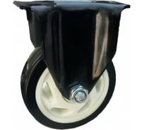 Колесо неповоротное (100 мм; черная резина) MFK-TORG 4052100