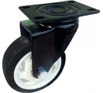 Колесо поворотное (125 мм; черная резина) MFK-TORG 4053125