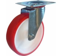Колесо промышленное поворотное (200 мм; полиуретан; нейлон; PVC Medium) 52200-01-PPU SNP80 MFK-TORG 52023200