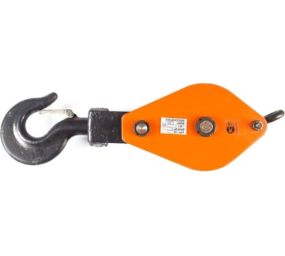 Блок монтажный трехрольный TOR с крюком 5 т 11553