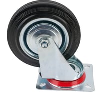 Колесо на площадке для транспортных тележек d=160 мм ТУНДРА 3609818