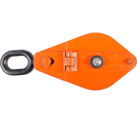 Блок монтажный однорольный с ушком TOR 3,2 т с откидной щекой 115310