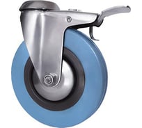 Колесо аппаратное поворотное под болт с тормозом Longway SChgb 55