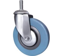 Колесо аппаратное поворотное с болтом Longway SCtg 55 Поворотная колесная опора с болтом сер. рез. (12/25)