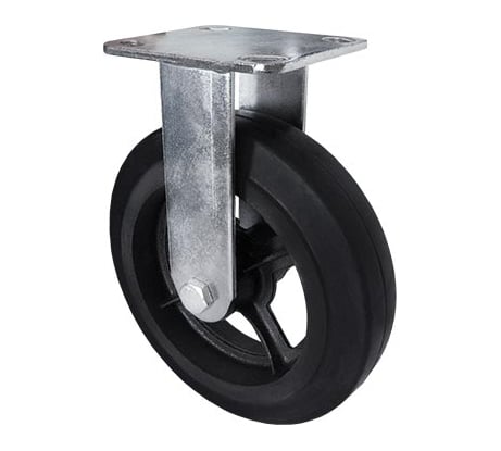 Колесо большегрузное обрезиненное неповоротное Longway FCD46