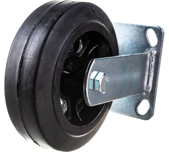 Колесо большегрузное обрезиненное неповоротное Longway FCD63
