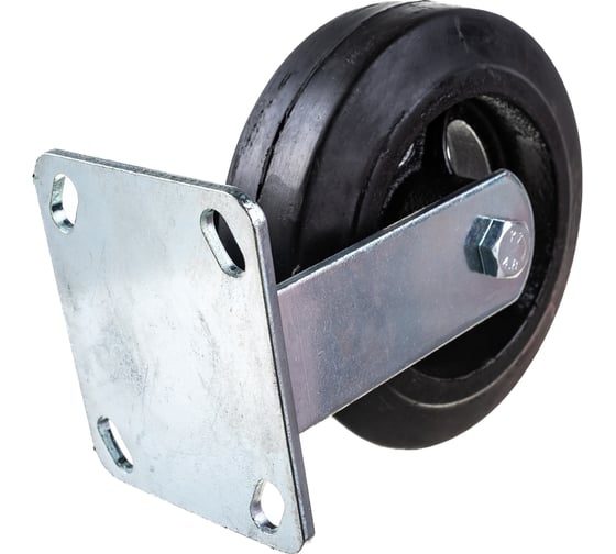Колесо большегрузное обрезиненное неповоротное Longway FCD63