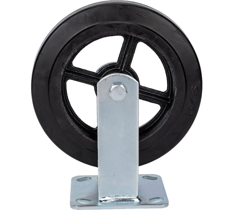 Колесо большегрузное обрезиненное неповоротное Longway FCD80