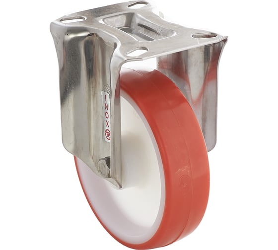Колесо с нержавеющей стационарной опорой (80 мм; 120 кг; INOX) Tellure rota 605101