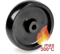 Колесо термостойкое под ось до 300°C (80 мм; 150 кг) Tellure rota 672201