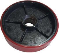 Колесо для гидравлической тележки 200 мм, без подшипника WILMART Ф200 (PU)