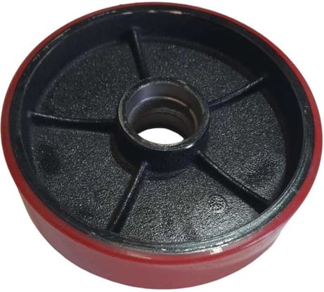 Колесо WILMART Ф200 (PVC) б/подшипника для гидравлической тележки (рохли) () 325