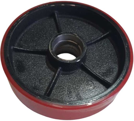 Колесо WILMART Ф200 (PVC) б/подшипника для гидравлической тележки (рохли) () 325