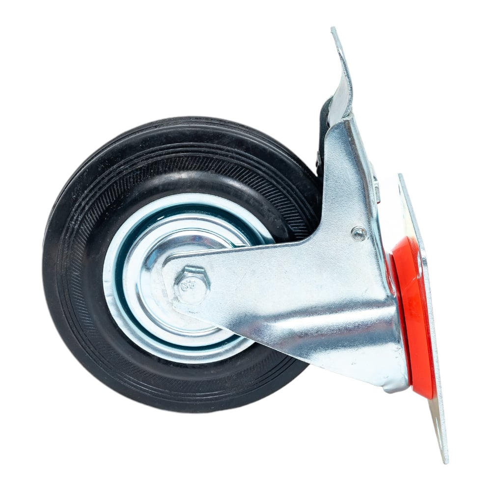 Колесо промышленное поворотное с роликовым подшипником и площадкой с ...