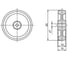 Колесо для оси EMES ZBZ85X70620420WITHOUTBEARING 4