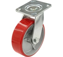 Колесо с вращающейся опорой и пластиной крепления (152 мм; 360 кг) Стелла 1043-152