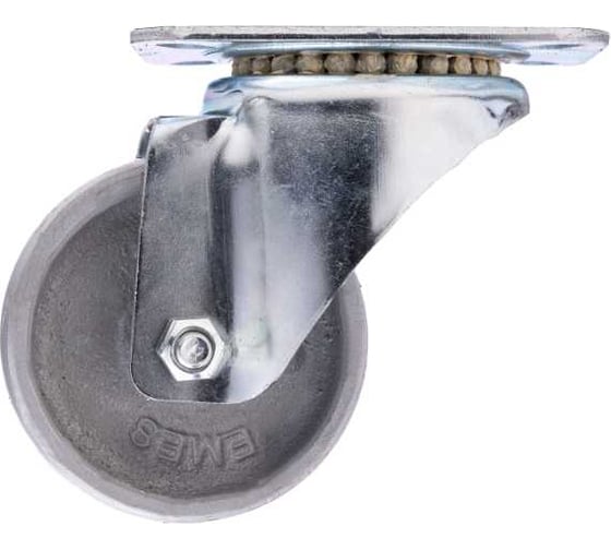 Колесо термостойкое с поворотной платформой 80 мм EMES EM01VKV80X30HEATRESISTANT