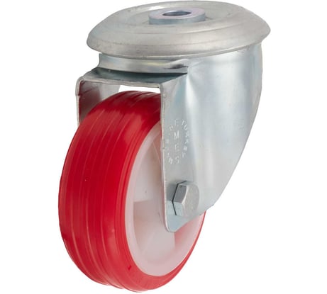 Колесо с кронштейном и креплением под болт 80 мм EMES EM04ZKP80X30