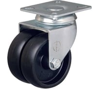 Колесо с поворотной платформой 50 мм EMES ET01MKM50X20RIVETED