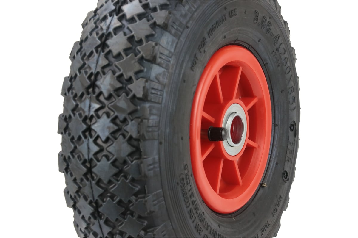 Колесо под ось 20 мм, диаметр 255 мм, грузоподъемность 136 кг СТЕЛЛА ...