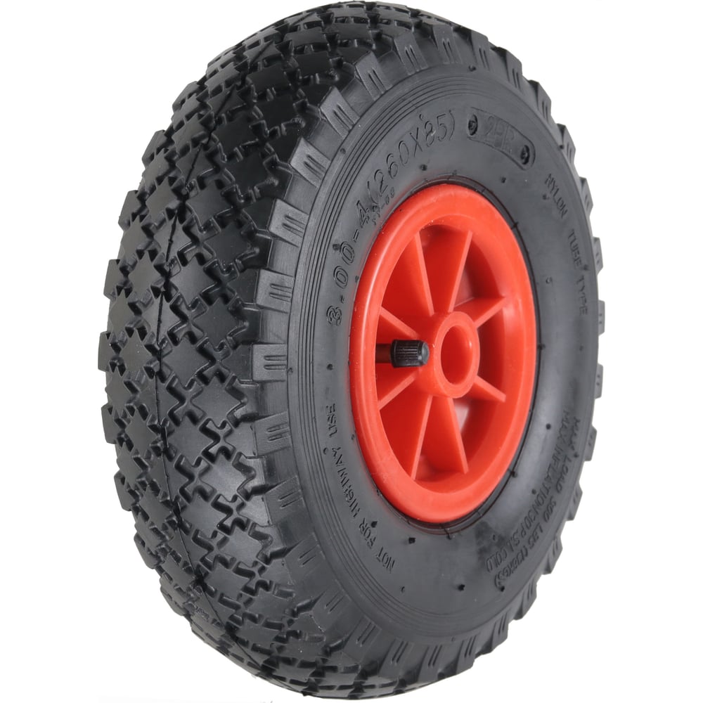 Колесо под ось 20 мм, диаметр 255 мм, грузоподъемность 136 кг СТЕЛЛА ...