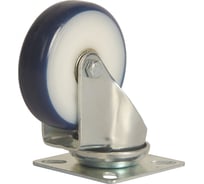 Колесо аппаратное поворотное SCv 92 (75 мм; синяя резина) TOR 1027148