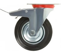 Колесо поворотное SCb 85 (250 мм; резина; с тормозом (N) TOR 1028121